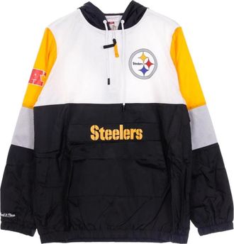 Mitchell & Ness NFL Surprise Win Wind Breaker Pitsteon -Up Wind Jacket - Heren - Windbreakers - Wit - XL - Fitness