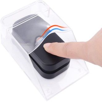 OEM Funda Impermeable Para El Bot&oacute;n Del Timbre - Funda Protectora Transparente Para Uso En Exteriores