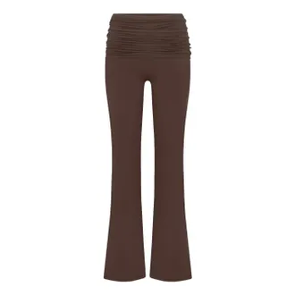 Nike (WMNS) Nike x SKIMS Matte Foldover Slim Flare Legging Dark Sepia BOLEG9493W-DSP