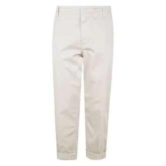 Dondup Heren, Broeken, Beige, Maat: W34