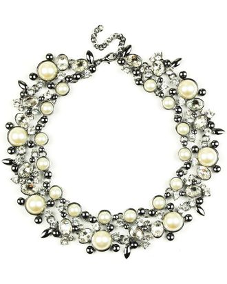 Eyecandy LA Eye Candy La Black Pearl Clementime Collar Necklace