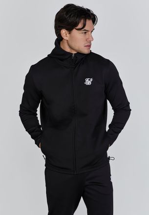 Siksilk Mens Black Full Zip Hoodie M