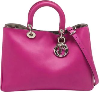Dior Pre-owned Leather totes - Dames - Vintage Shopper - Roze - ONE Size - Leer - Vintage