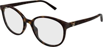 Gucci Optical Frame - Dames - Brillen - Bruin - 54 MM - Accessoires