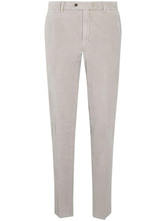 Pantaloni Torino pressed-crease tapered trousers - Neutrals