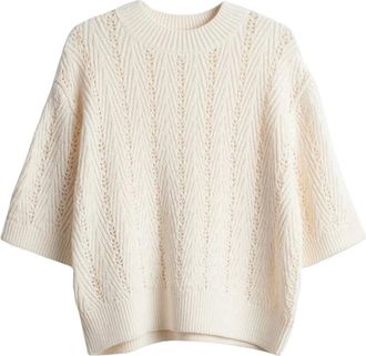 OPUS Pudy Pullover - Dames - Truien - Wit - Maat: L Wol