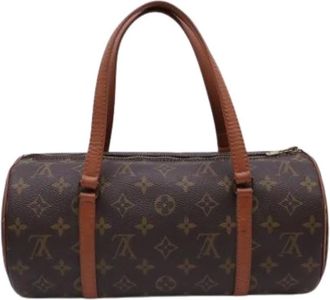 Louis Vuitton Pre-owned Vintage Monogram Handtas - Dames - Pre-owned - Bruin - Maat: ONE Size Zijde