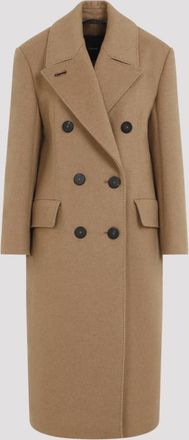 Max Mara Natural Double Breasted Trench Coat