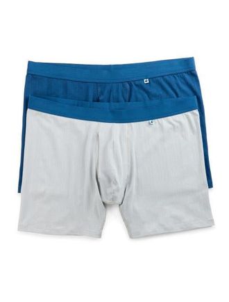 Jockey Big & Tall 2-Pack Hypersoft 360 Boxer Briefs in Nocturne Blue at Nordstrom, Size 4X Big