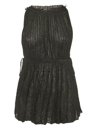 Missoni sleeveless top - women - Polyamide/Viscose/Polyester - M - Black