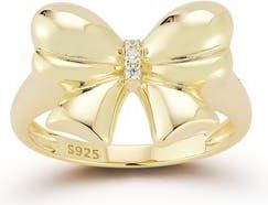 Glaze Jewelry Bow Ring in Gold at Nordstrom Rack, Size 9