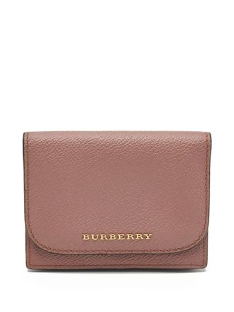 Burberry Leren portemonnee - Roze