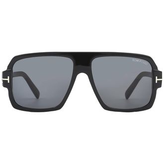 Tom Ford Camden Smoke Navigator Mens Sunglasses FT0933 01A 58