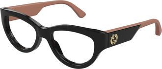 Gucci Fashion Brillen - Dames - Brillen - Zwart - 53 MM - Accessoires