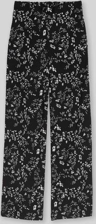 Tom Tailor Denim Weite Hose mit elastischem Bund in Black, Gr&ouml;&szlig;e XS