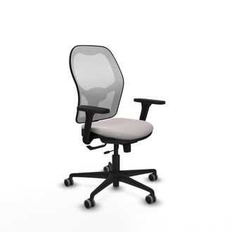 Piqueras y Crespo Sedia Da Ufficio Piqueras Y Crespo Jorquera Bianco Simil Pelle Ergonomica