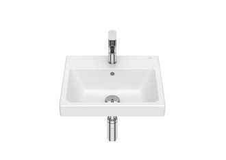 Roca Lavabo Mural The Gap 500x420mm Con Juego Fijaci&oacute;n Blanco