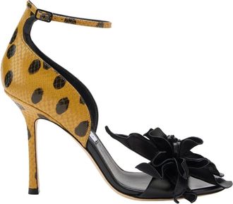 Jimmy Choo London Coko 100 - Dames - Sandalen met hakken - Veelkleurig - 39 EU - Leer - Schoenen
