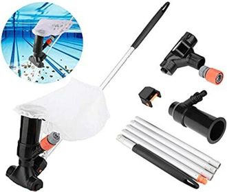OEM Aspiradora Hidr&aacute;ulica Manual Para Piscinas Elevadas, Para Limpiar Suelos, Paredes Y Superficies De Piscinas - Compatible Con Manguera De Jard&iacute;n - Negr