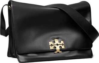 Tory Burch Charlie schoudertas met logo - Zwart