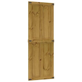vidaXL Puerta Corrediza Corona Marr&oacute;n Miel 70 X 210 Cm Vidaxl