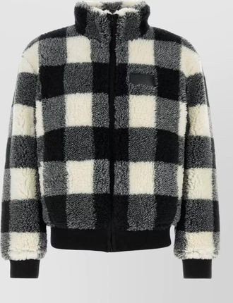 Givenchy checked oversized padded jacket