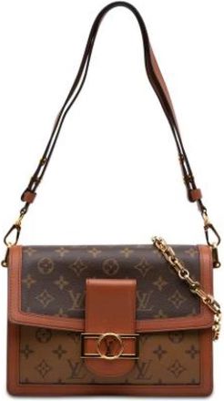 Louis Vuitton Pre-owned Dauphine - Dames - Vintage Schoudertas - Bruin - ONE Size - Leer - Vintage