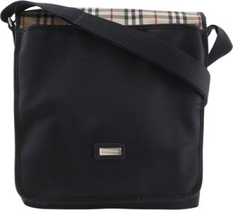 Burberry Black Nylon Shoulder Bag (Pre-Owned)