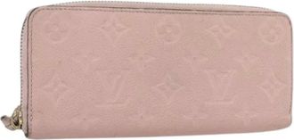 Louis Vuitton Pre-owned Wallets, female, Pink, Size: ONE SIZE Pre-owned Leather Wallet