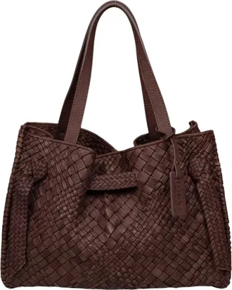 PLINIO VISONA Borsa Tote Esmeralda - - Bags - Donna - Marrone - ONE SIZE
