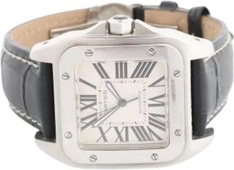 Cartier Pre-owned Santos 100 - - Pre-owned - Uomo - Bianco - ONE SIZE