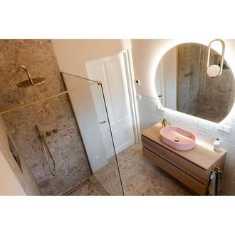 Marcel Breuer Ocean Slim topblad - 120x46x2cm - lamellen eiken naturel