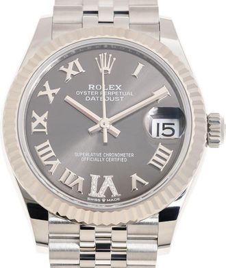 Rolex Datejust 31 Automatic Diamond Ladies Watch 278274GYRDJ