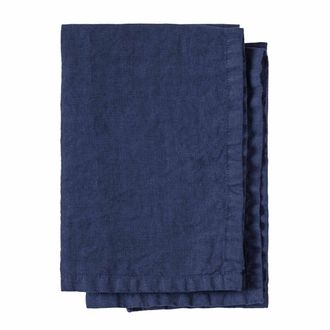 Biancoperla GRAFITE Set of 2 Napkins, Blackboard