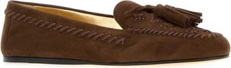 Prada Womens Loafer Brown Suede