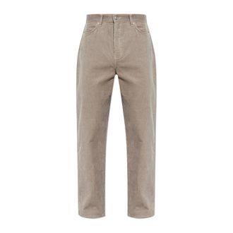 Samsøe & Samsøe Straight Trousers, male, Gray, Size: W30 Saeddie Trousers