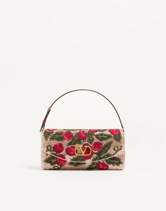 Valentino Garavani Borsa Piccola A Spalla Valentino Garavani DeVain Ricamata Con Motivo Cherryfic Donna MULTICOLOR UNI