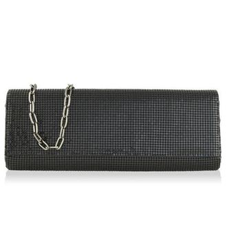 Whiting & Davis Zoe Baguette Clutch in Black at Nordstrom