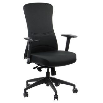 OEM Silla Giratoria Kenton Negra Con Asiento Extensible