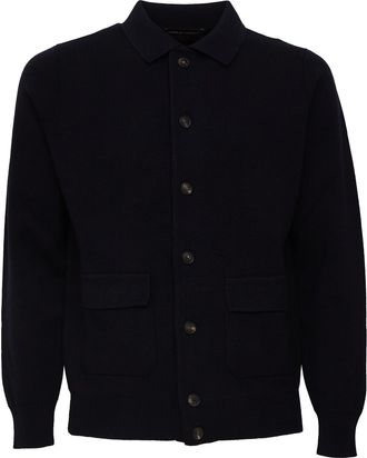 FILIPPO DE LAURENTIIS Valstar Punto Milano Shirt Collar Field Jacket