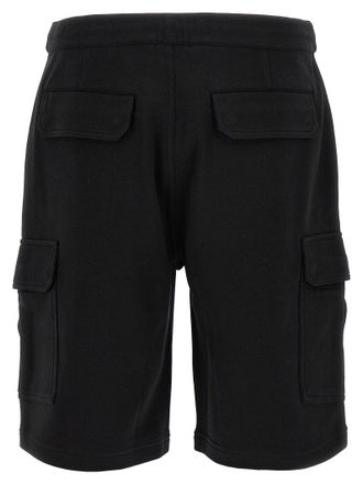 Brunello Cucinelli Mens Black Cotton Bermuda Shorts