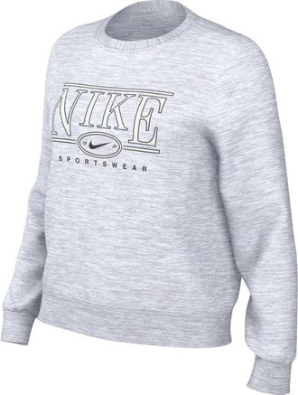 Nike Club Fleece Crew - Dames - Sport - Grijs - Maat: L Fleece