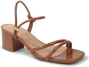 Berness Elayna Strappy Cube Heel Sandal in Camel at Nordstrom Rack, Size 6.5