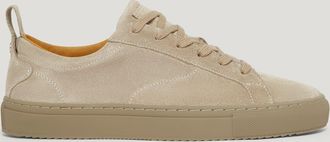 Belstaff Fleming Trainer Mens Suede Fossil Size UK 10