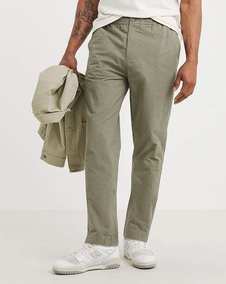 Jacamo Ripstop Tapered Elasticated Trouser