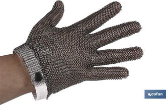 cofan Guante Anticorte Acero Inox Carnicero T-m