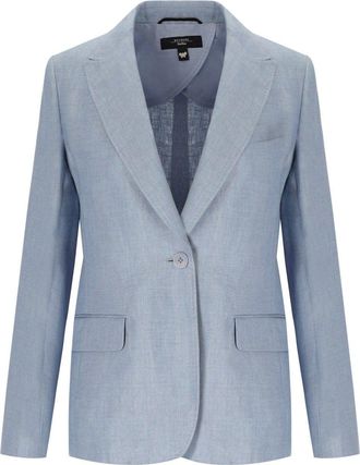 Weekend by Max Mara BLAZER MONOPETTO NALUT AZZURRO MAX MARA WEEKEND