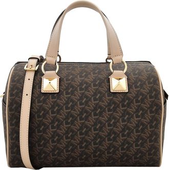 Michael Kors Signature Logo Medium Grayson Empire Satchel