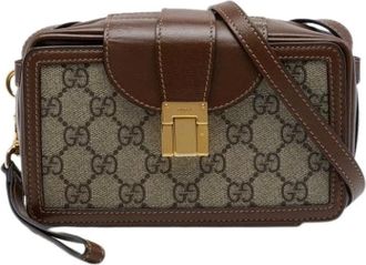 Gucci Borsa a tracolla vintage Pre-owned in tela - - Pre-owned - Donna - Marrone - ONE SIZE