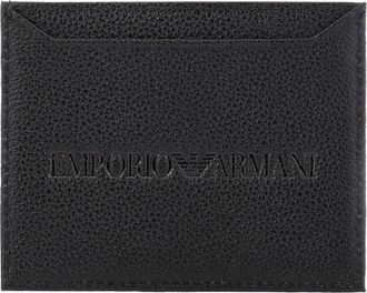 Emporio Armani Tumbled Leather Card Holder